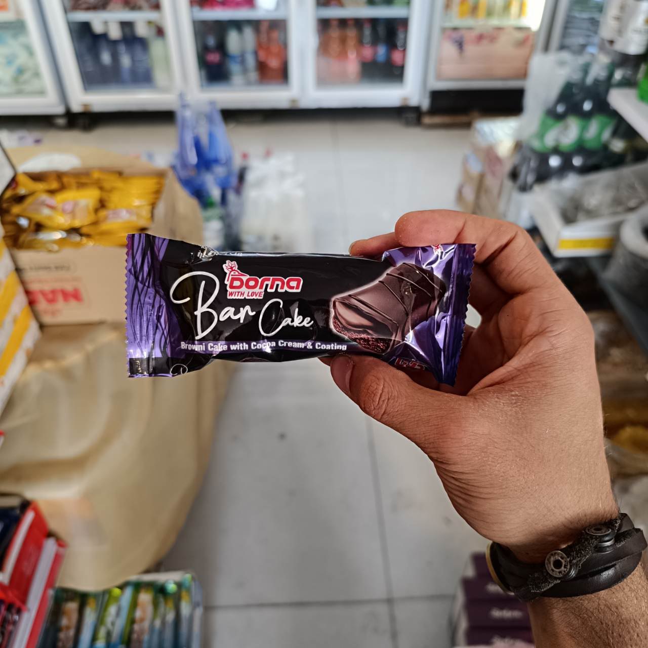 بار کیک کاکائویی درنا