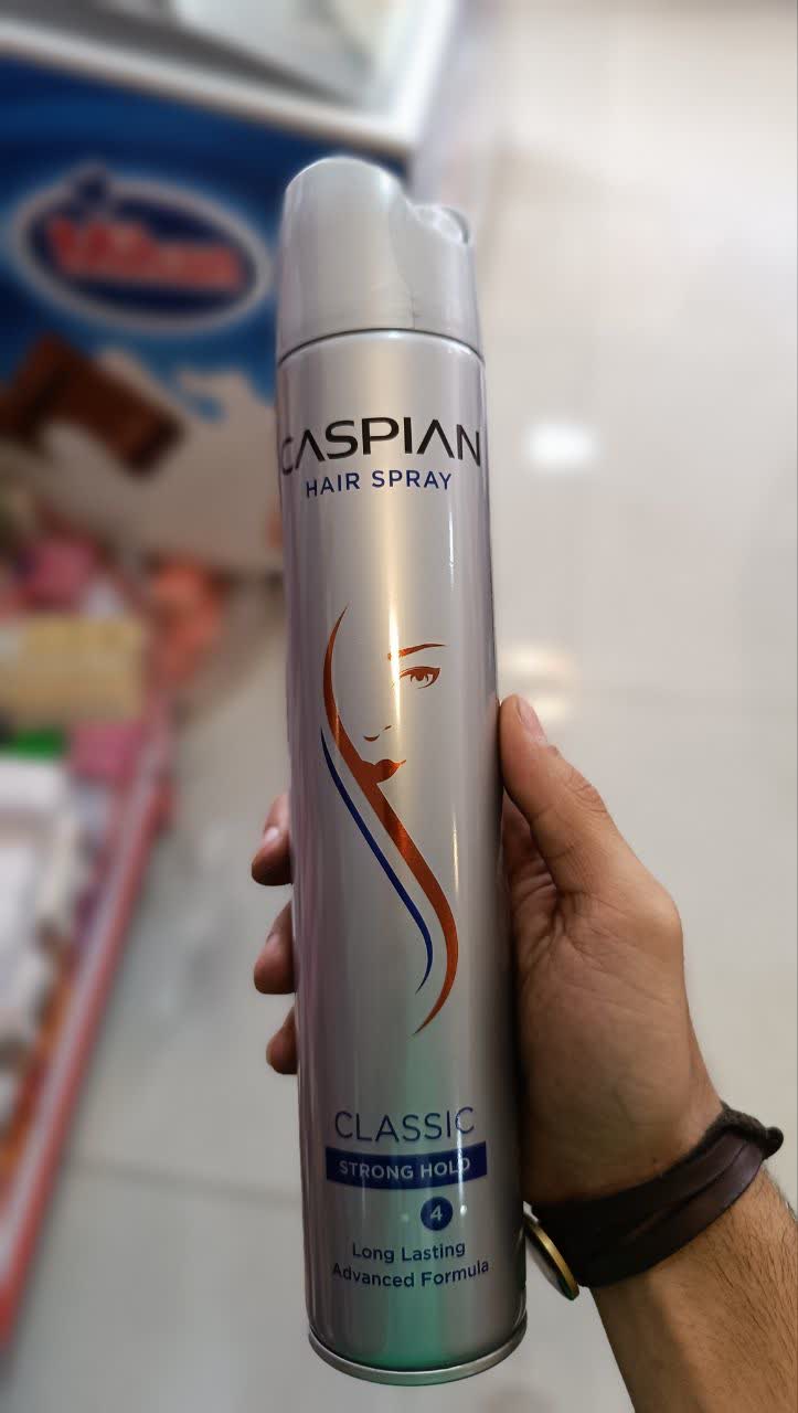 اسپری مو کاسپین 250 میلی لیتر فوق العاده قوی