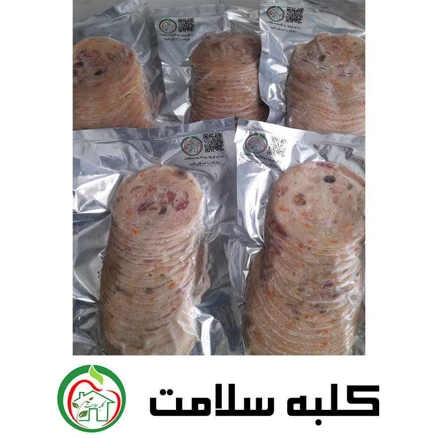 ژامبون مرغ و قارچ