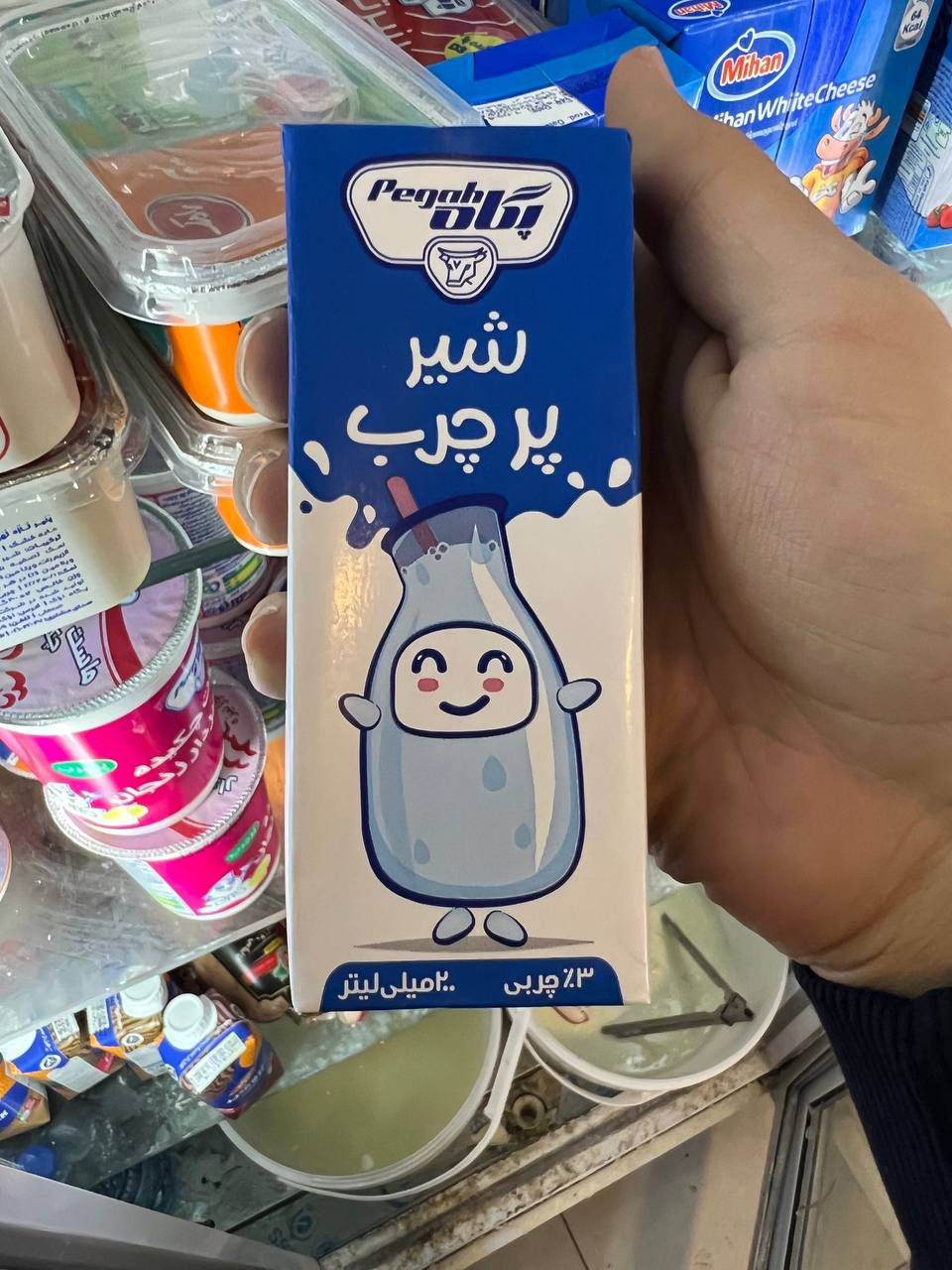 شیر تک نفره پر چرب پگاه