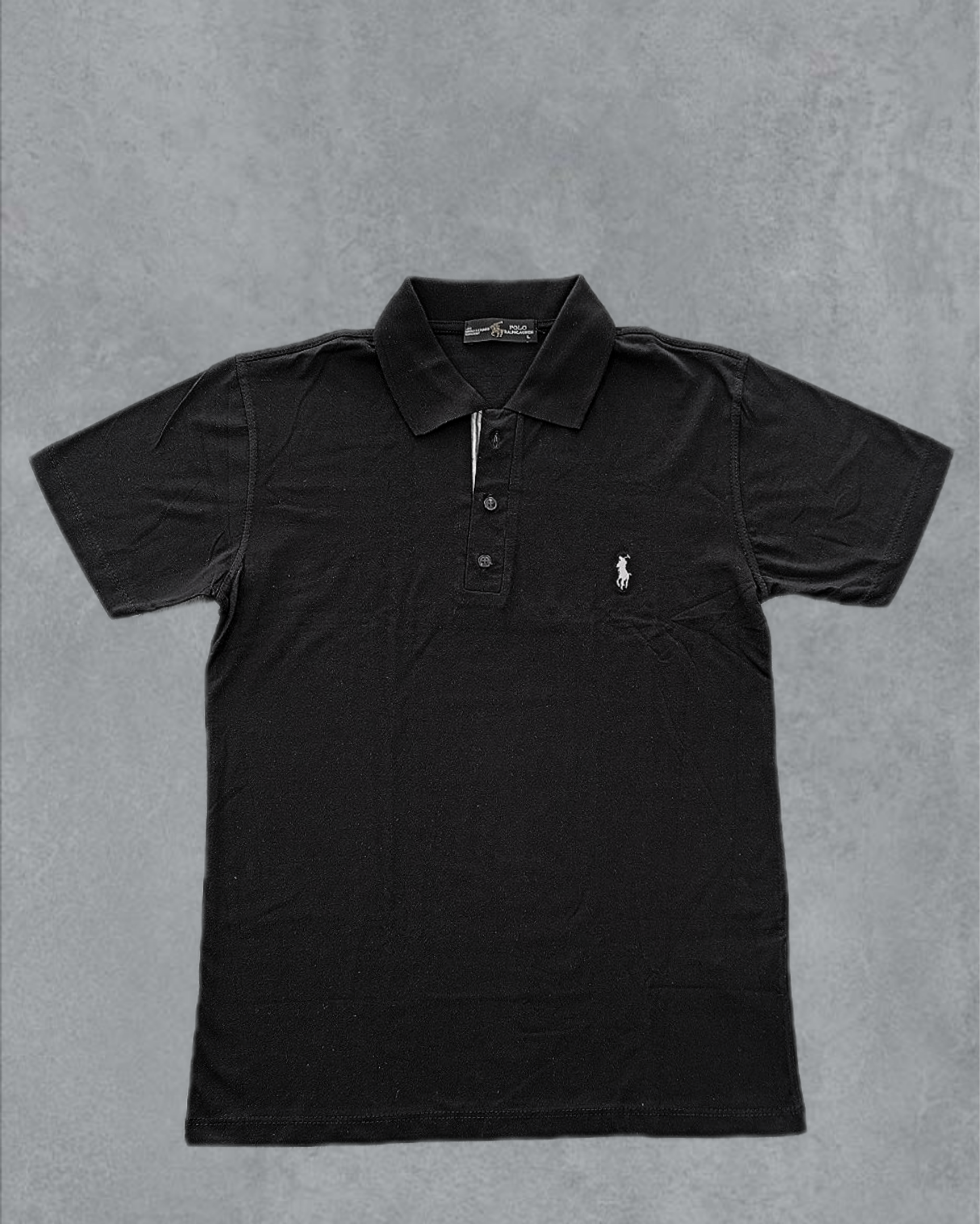 پلو شرت مشکی تک سایز L