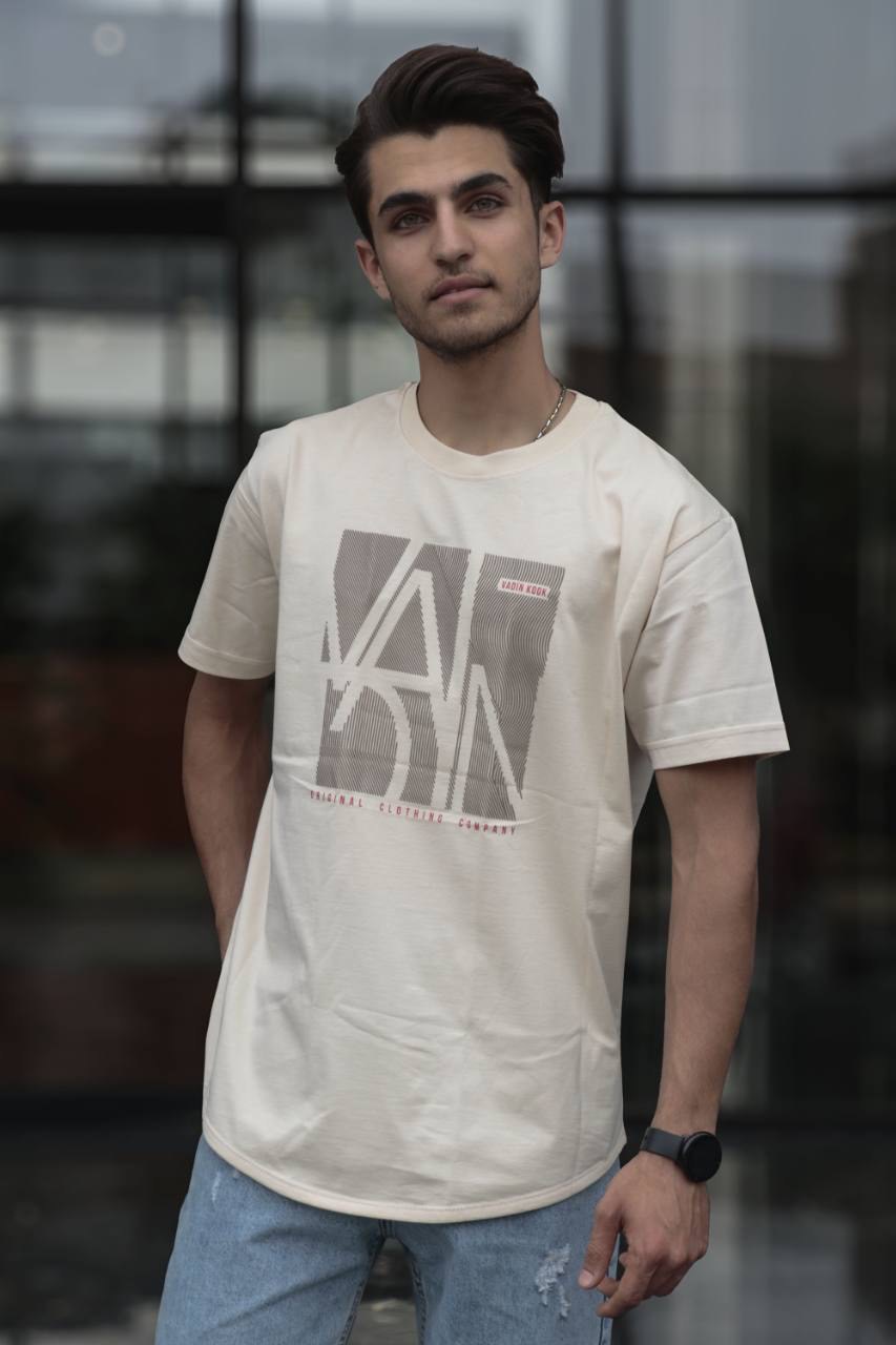 تیشرت یقه گرد پارچه خارجی