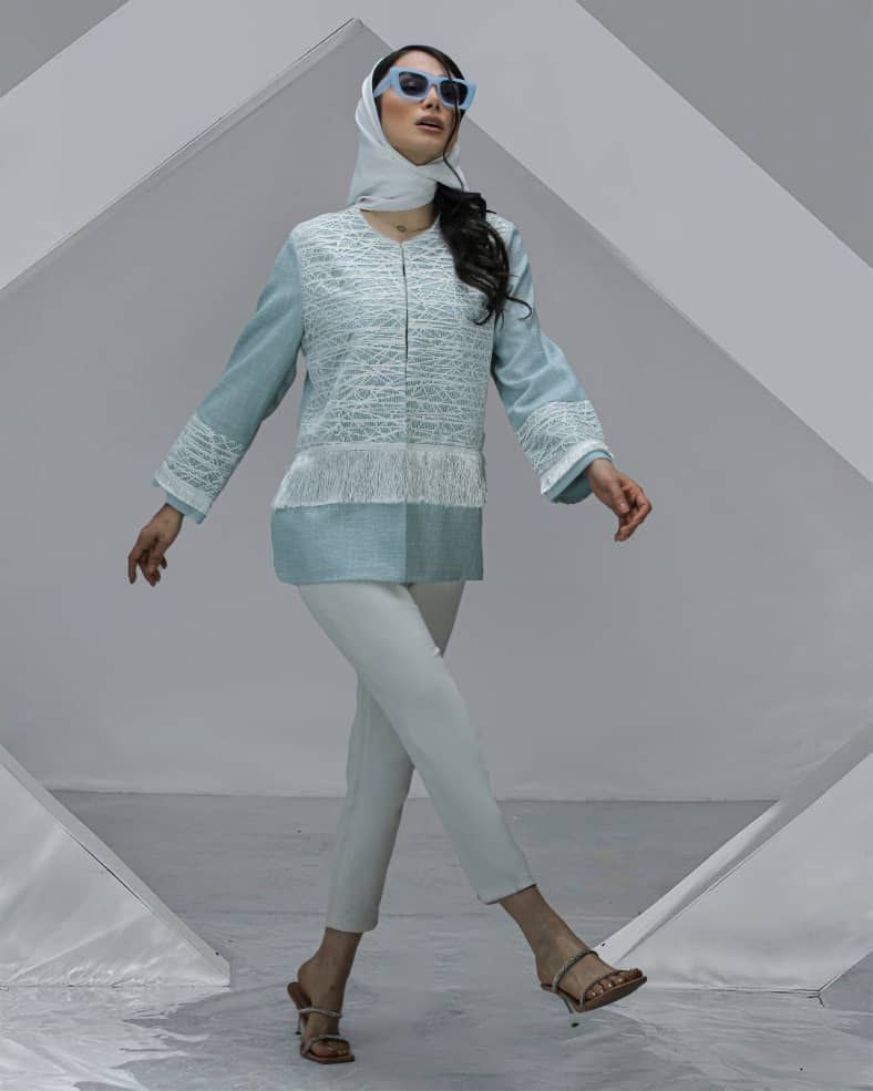 کت مجلسی ژاکارد تابستانی