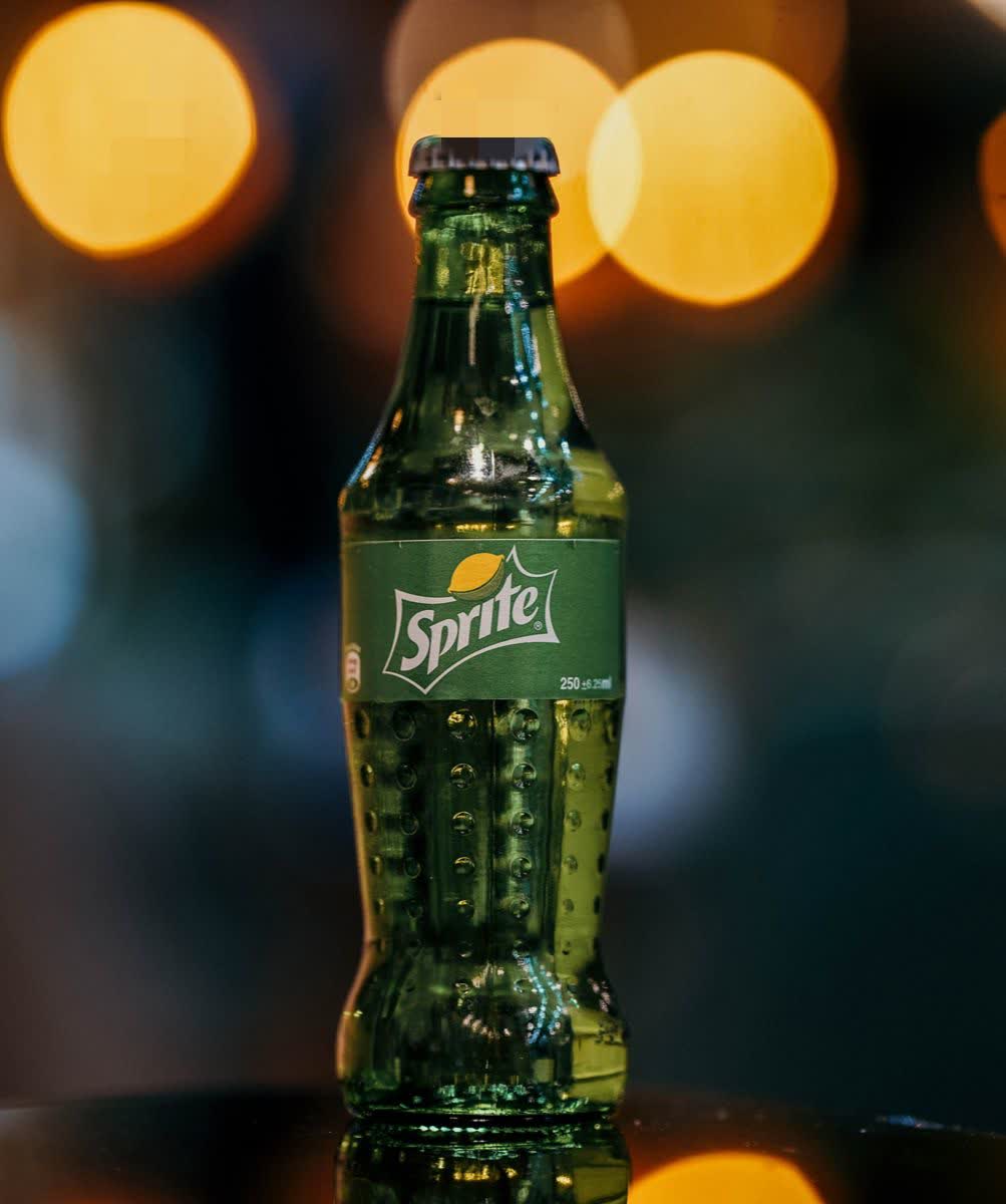 نوشابه شیشه ای سپرایت کوچک