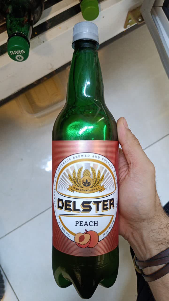 نوشیدنی گاز دار دلسترهلویی