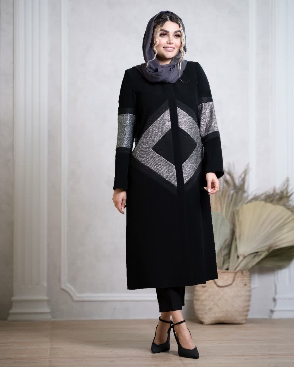 مانتو کریشه ترکیبی قد ۱۲۰