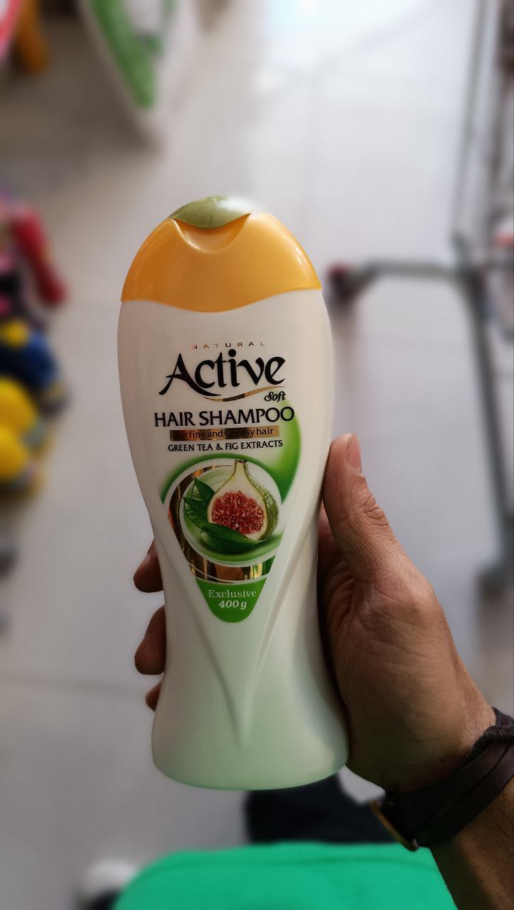 شامپو حجم دهنده مخصوص موهای نازک و چرب حاوی عصاره انجیر و چای سبز