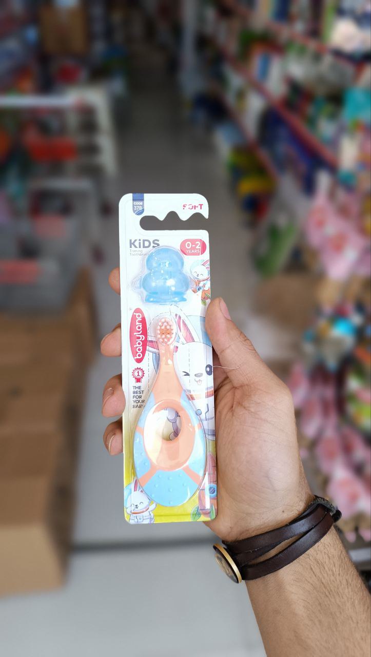 مسواک کودک بیبی لند با برس نرم