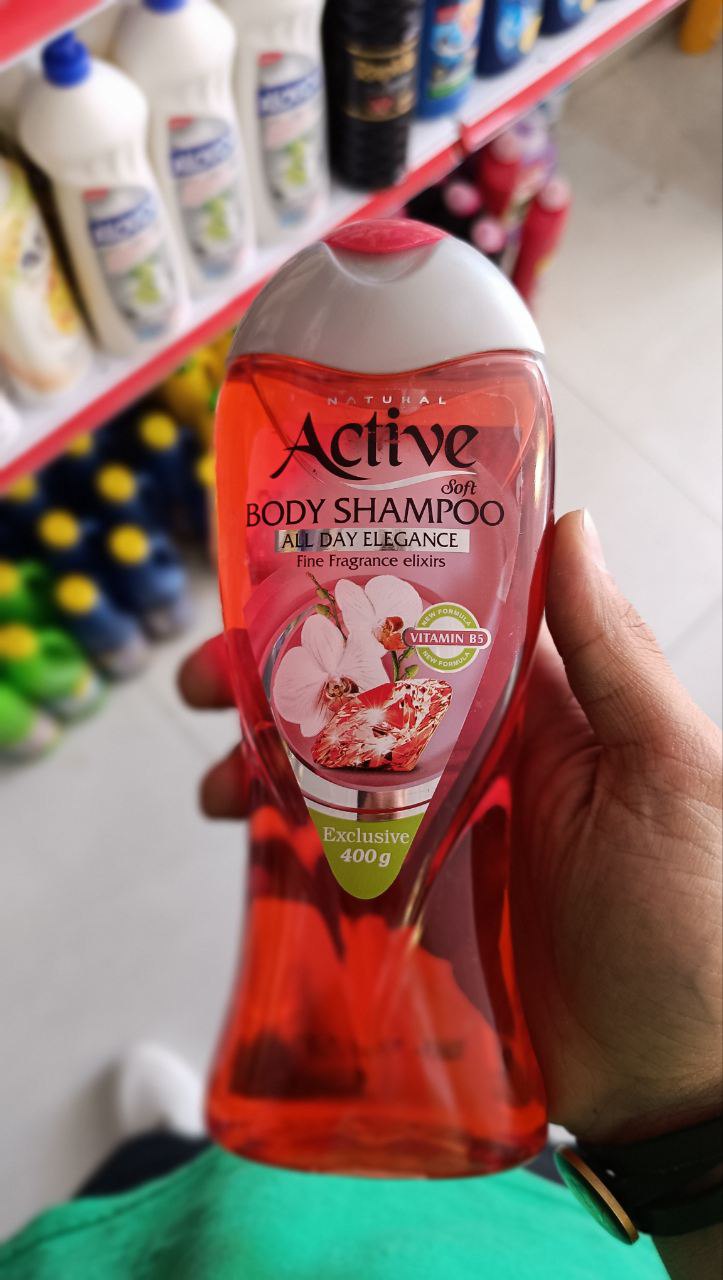 شامپو بدن شفاف اکتیو