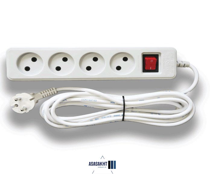 پریز 4 خانه کابل 1.8 متری