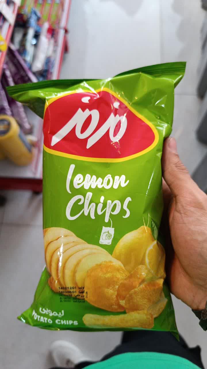 چیپس لیمویی مزمز