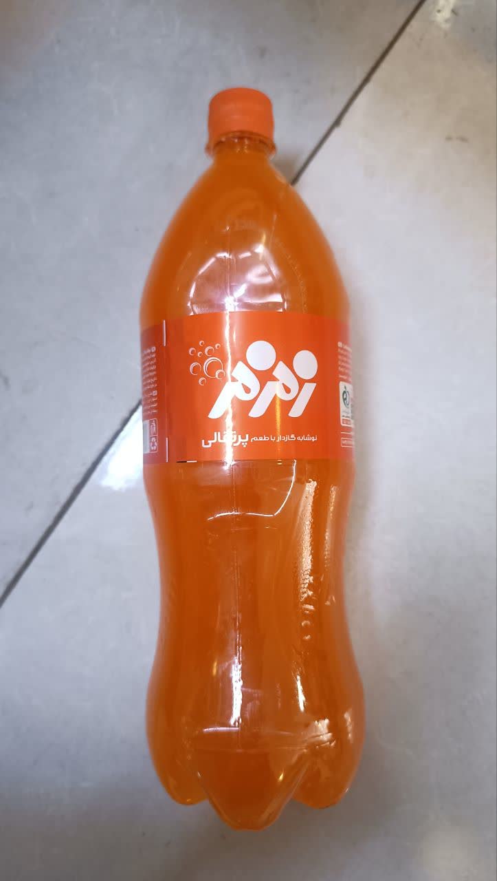 نوشابه پرتقالی زم زم بزرگ