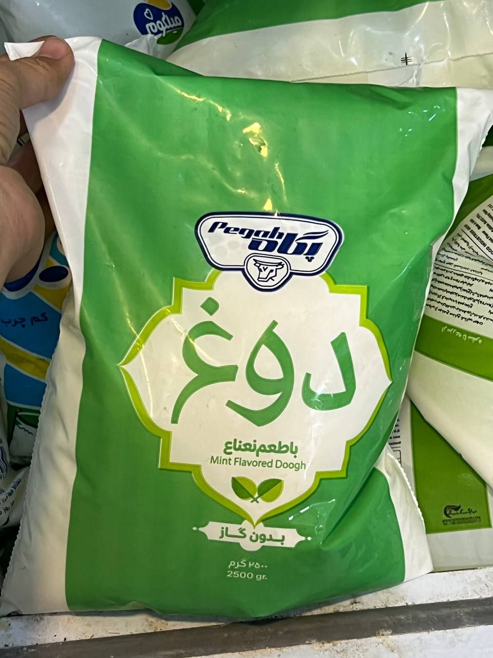 دوع پاکتی پگاه با طمع نعنا