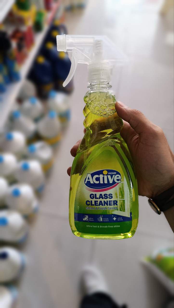 شیشه پاک کن سبز بدون بو اکتیو