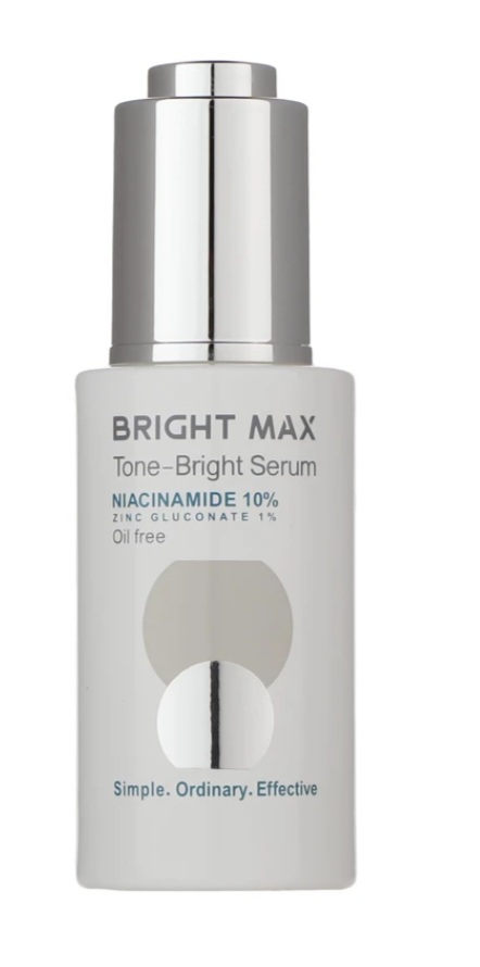 سرم پوست برایت مکس مدل نیاسینامید تن حجم 30 میلی لیتر