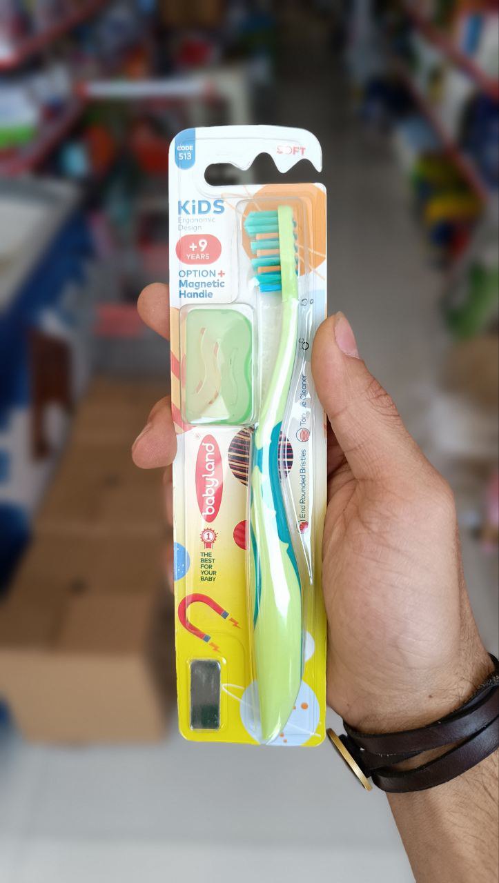 مسواک کودک بیبی لند مناسب بالای 9 سال