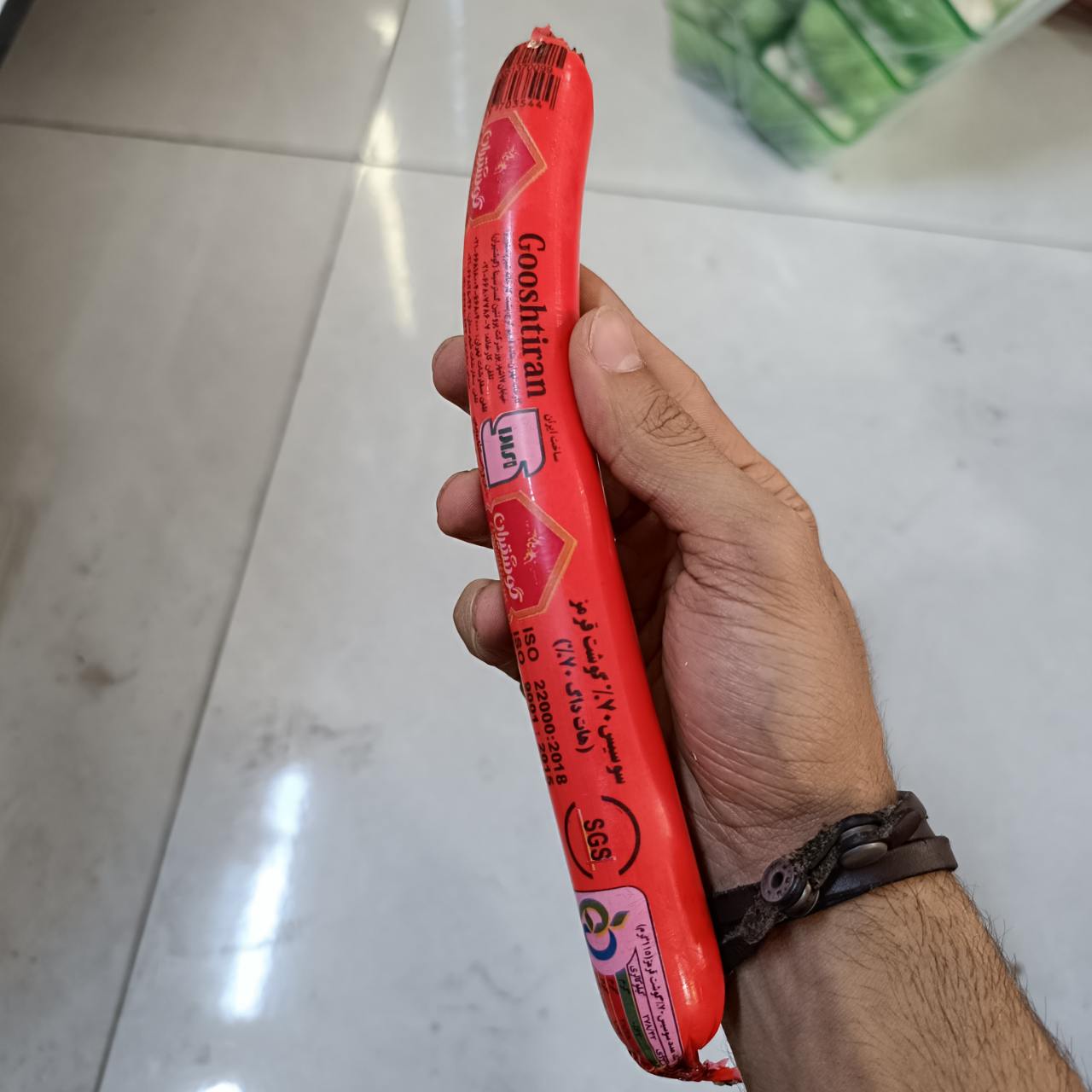 سوسیس هات‌داگ 70 درصد گوشت گوشتیران