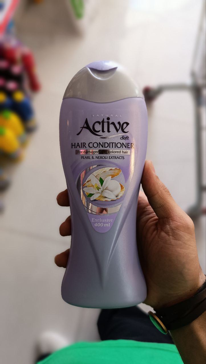 نرم کننده مو اکتیو مناسب موهای آسیب دیده و رنگ شده