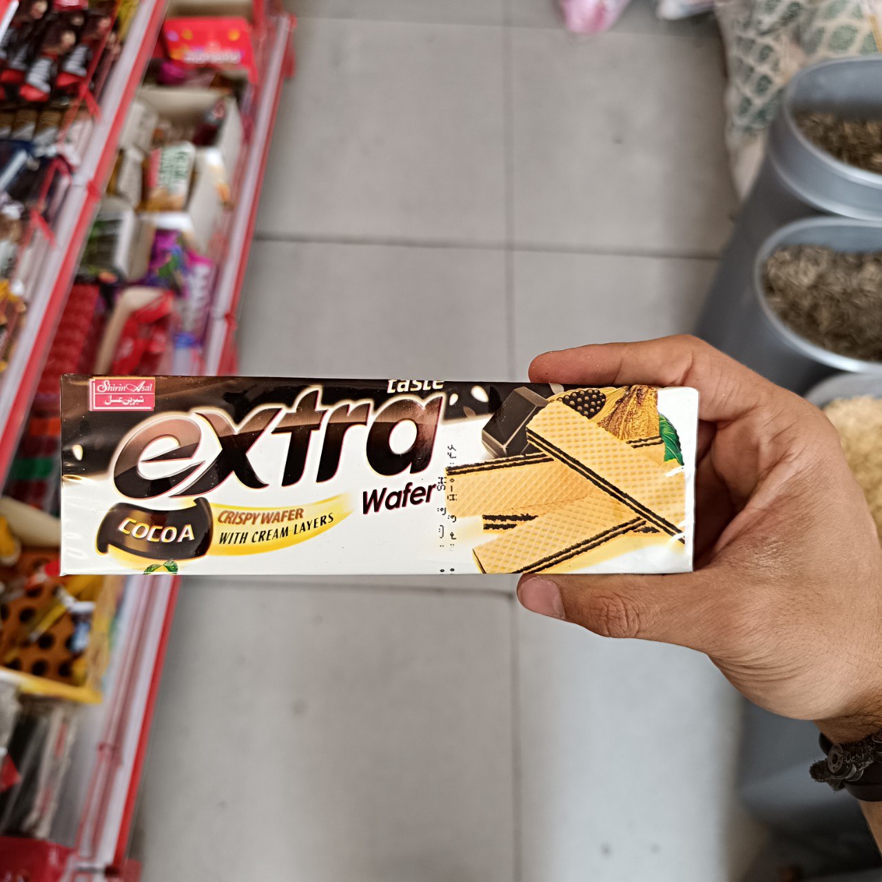 ویفر طعم دار اکسترا