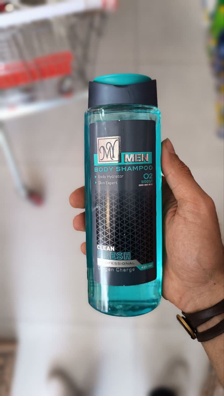 شامپو بدن مردانه مای مدل clean fresh حجم ۴۲۰ml