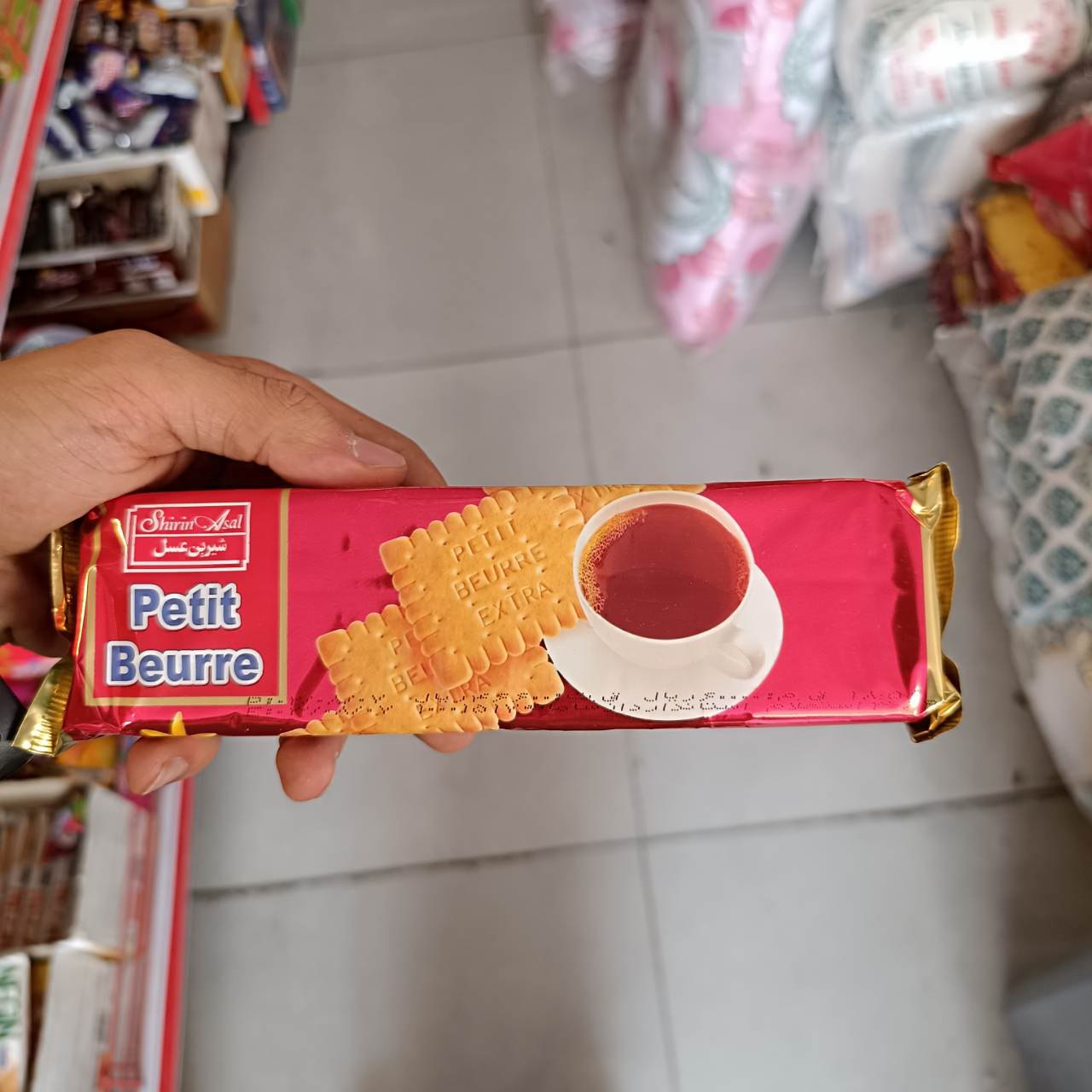 بیسکوئیت پتی بور وانیلی کوچک