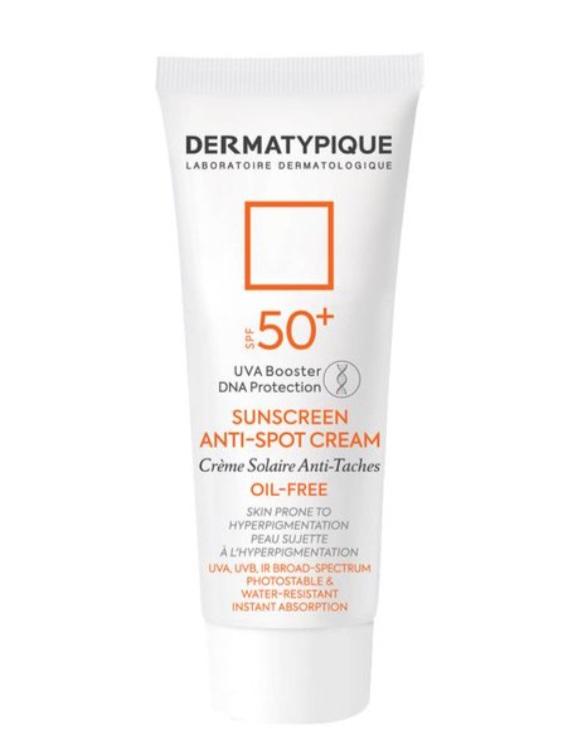 کرم ضد آفتاب درماتیپیک بی رنگ مدل Hydra با SPF +50 مناسب پوست خشک و نرمال حجم 50 میلی لیتر
