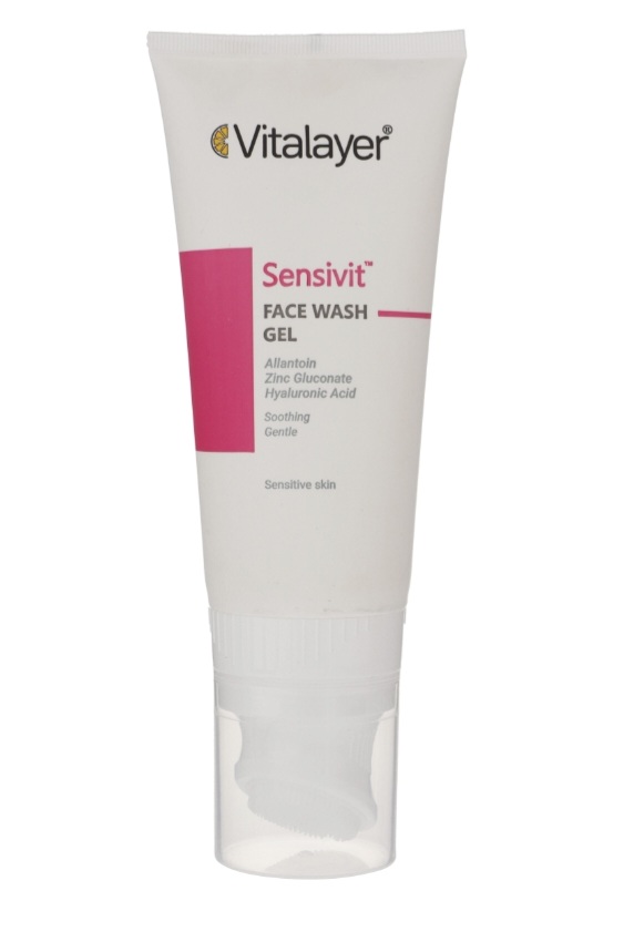 ژل شستشوی صورت ویتالیر مدل سنسی ویت حجم 200 میلی لیتر