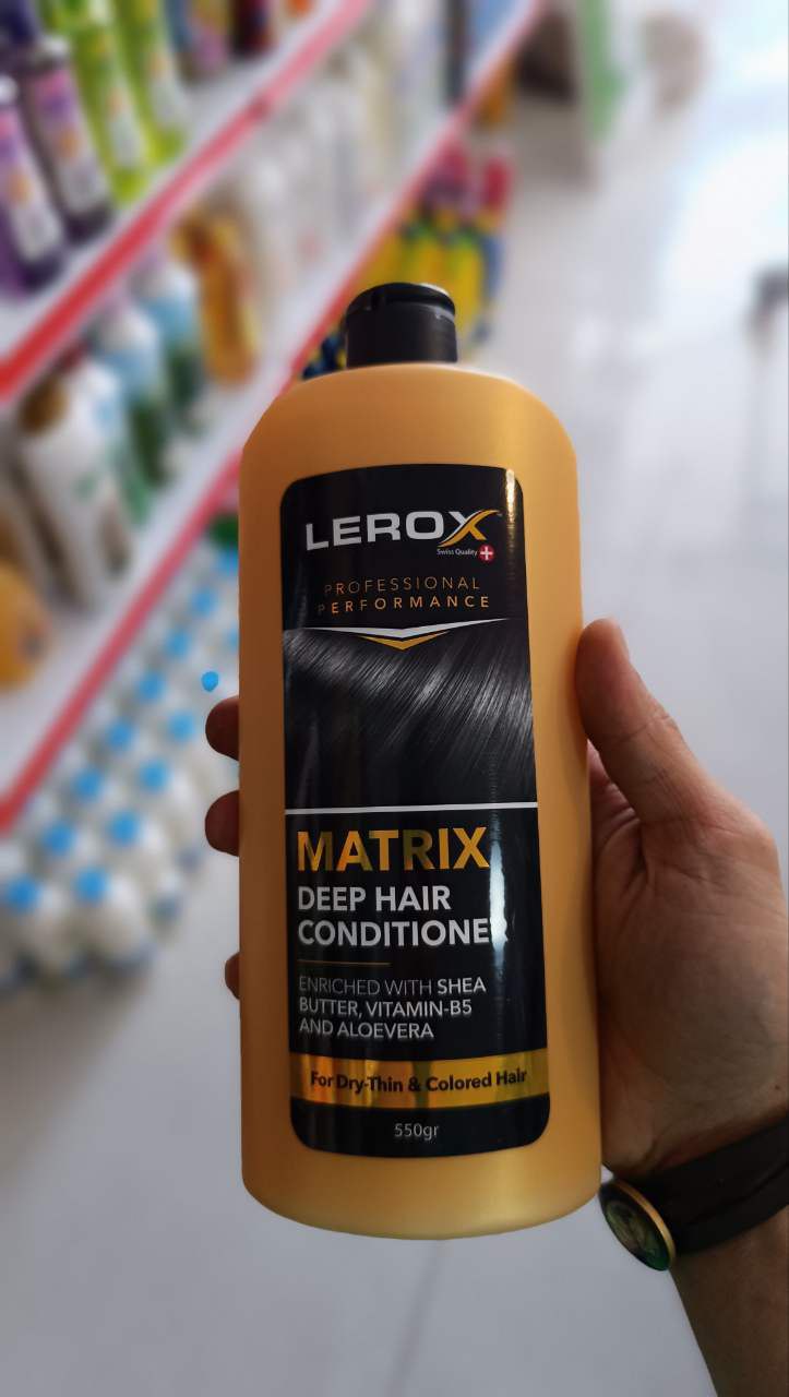 نرم کننده مو لروکس شی باتر و آلوئه ورا برای موهای اسیب دیده