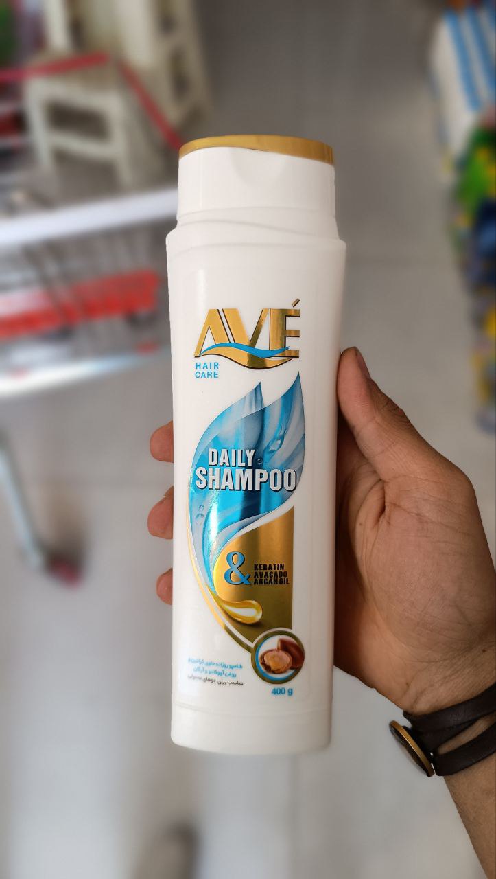 شامپو روزانه کراتین و روغن آرگان
