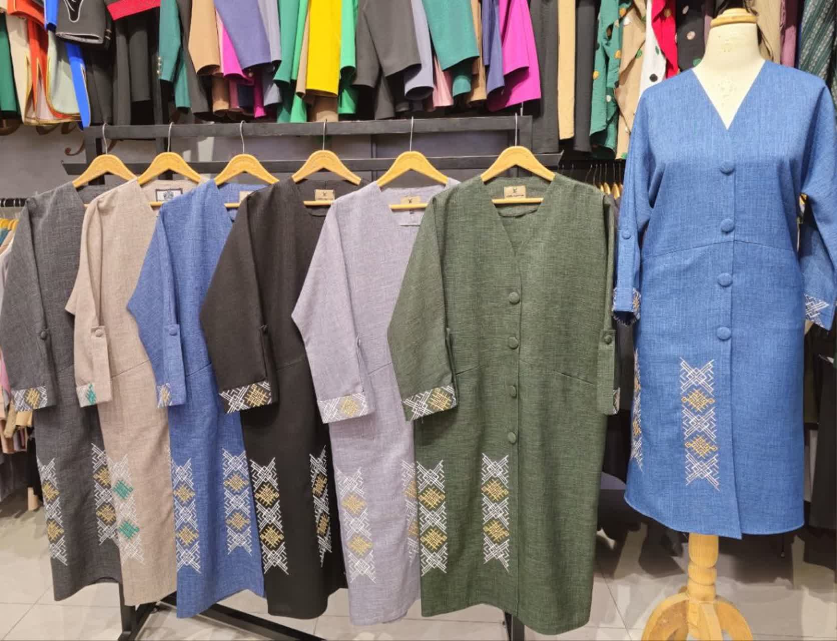 مانتو کتان تابستانه دانشجویی