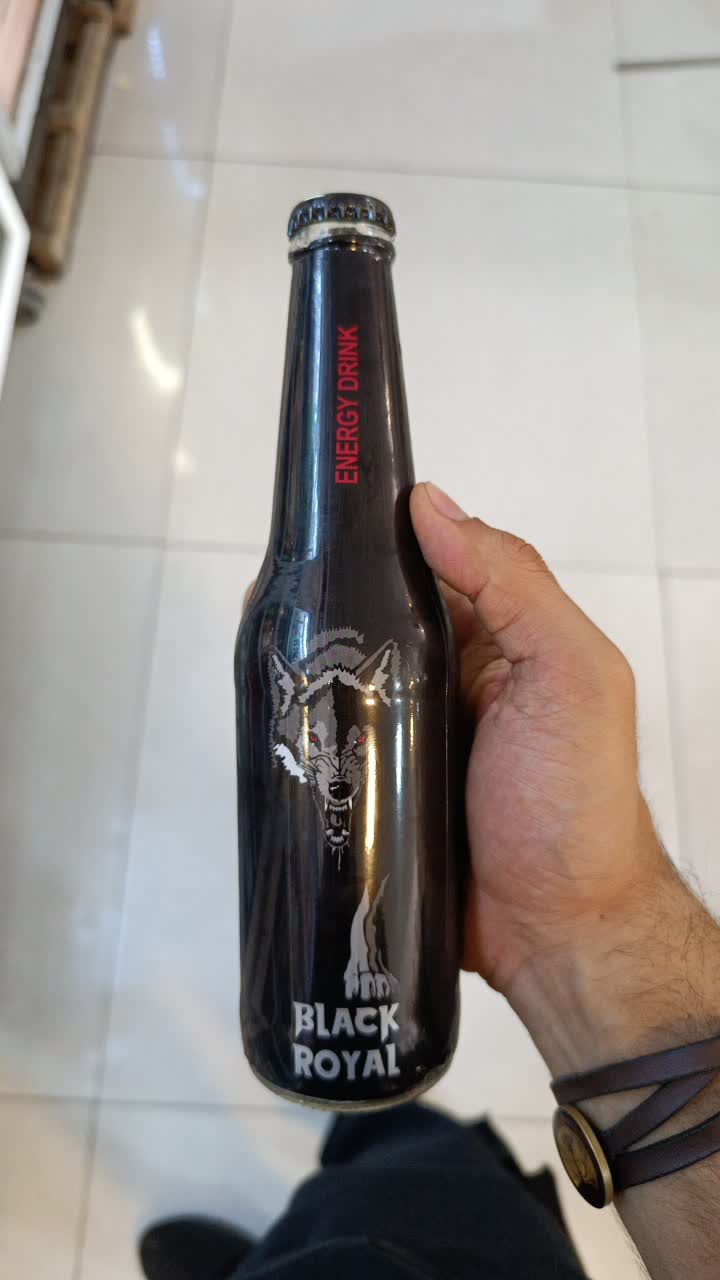 انرژی زا شیشه ای بلک رویال