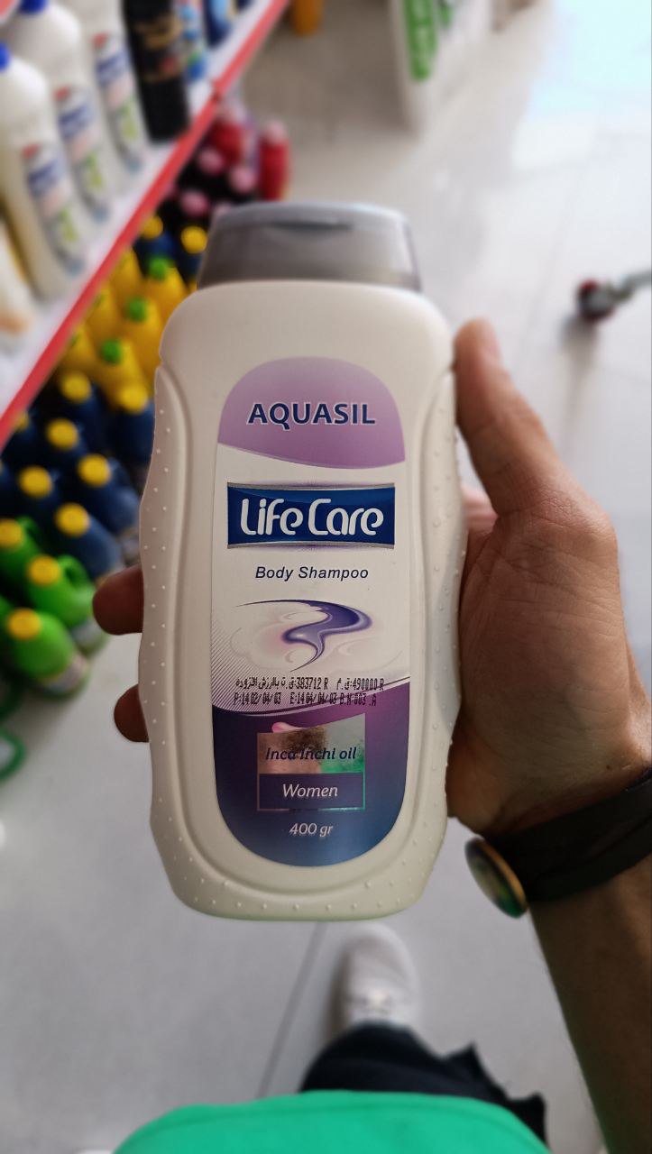 شامپو بدن زنانه لایف کر حاوی روغن اینکا اینچی حجم 400 میلی لیتر