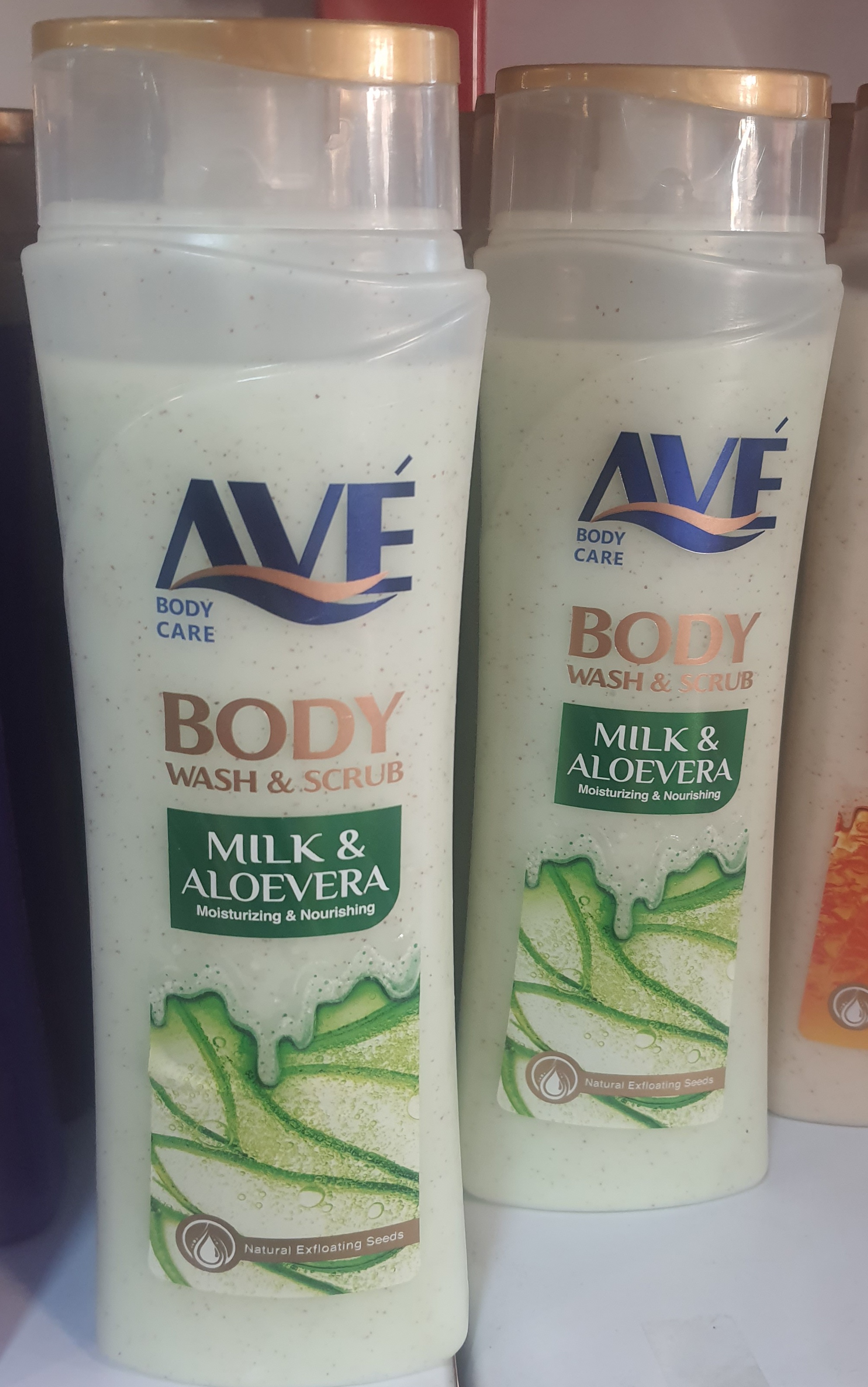 شامپو بدن شیر و آلوئه ورا اوه