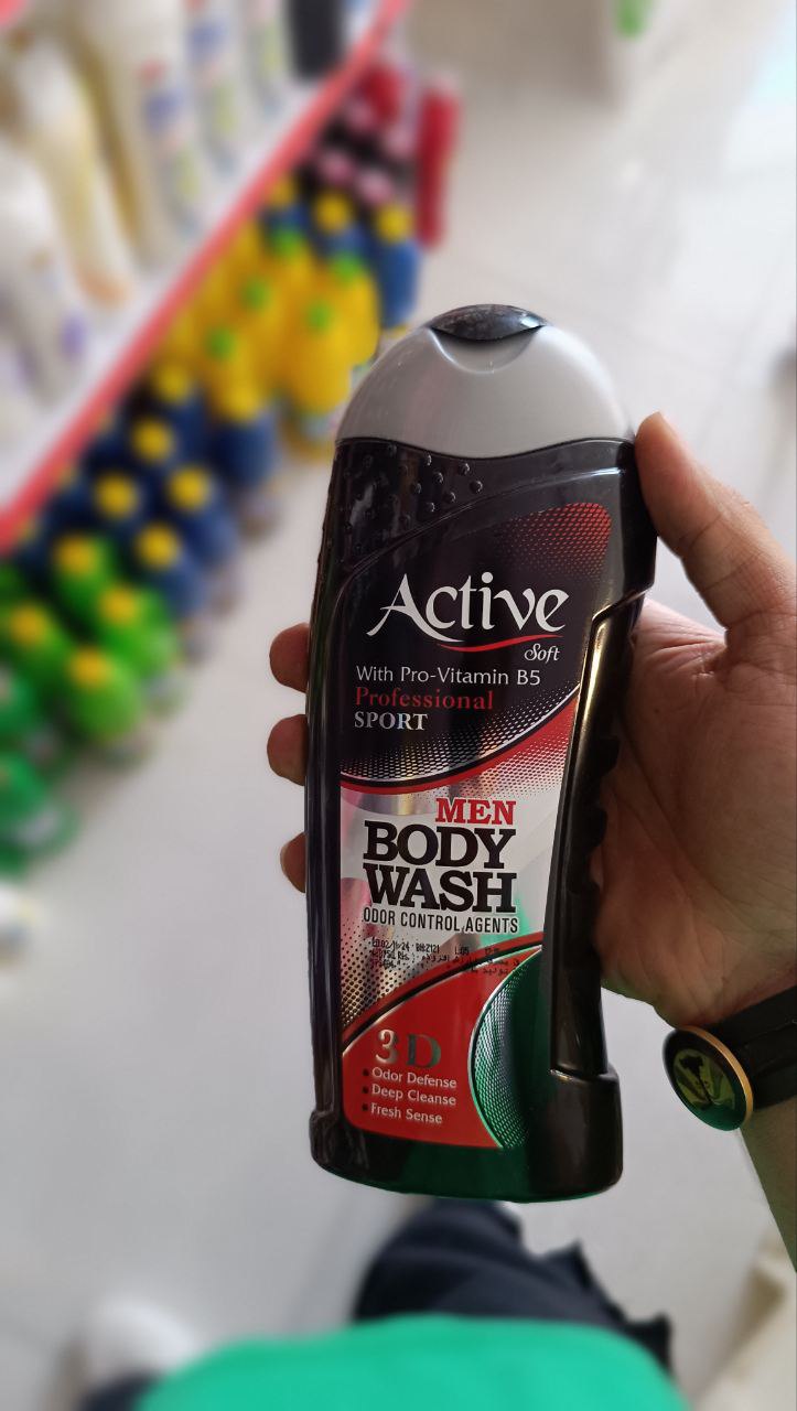 شامپو بدن اسپرت مردانه اکتیو