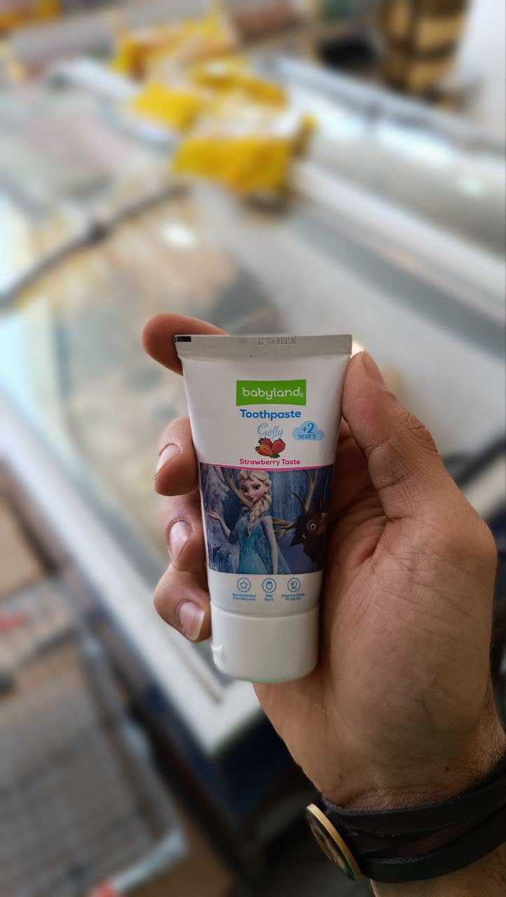 خمیر دندان کودک با طعم توت فرنگی 60 گرم