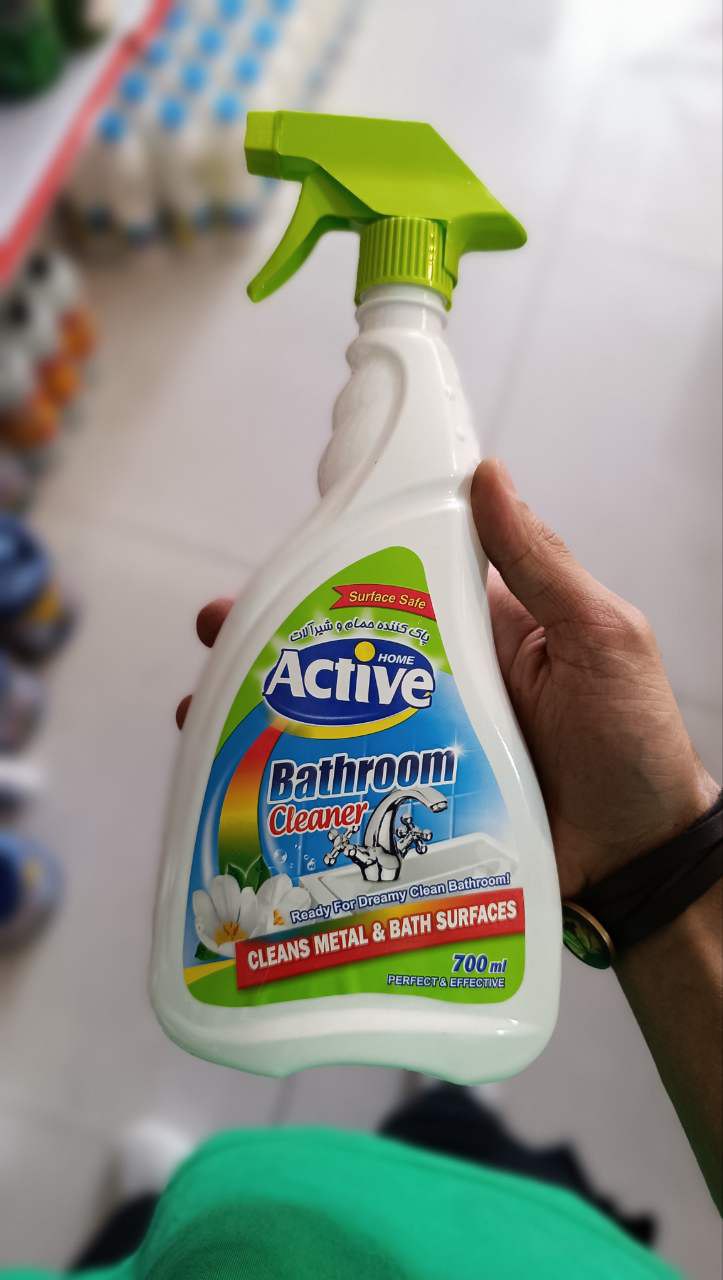 پاک کننده حمام و شیر آلات اکتیو