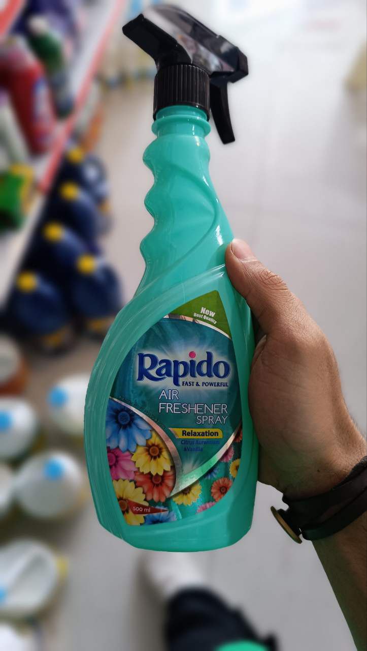 اسپری خوش بو کننده هوا راپیدو مدل ریلکس کننده حجم 500 میلی لیتر