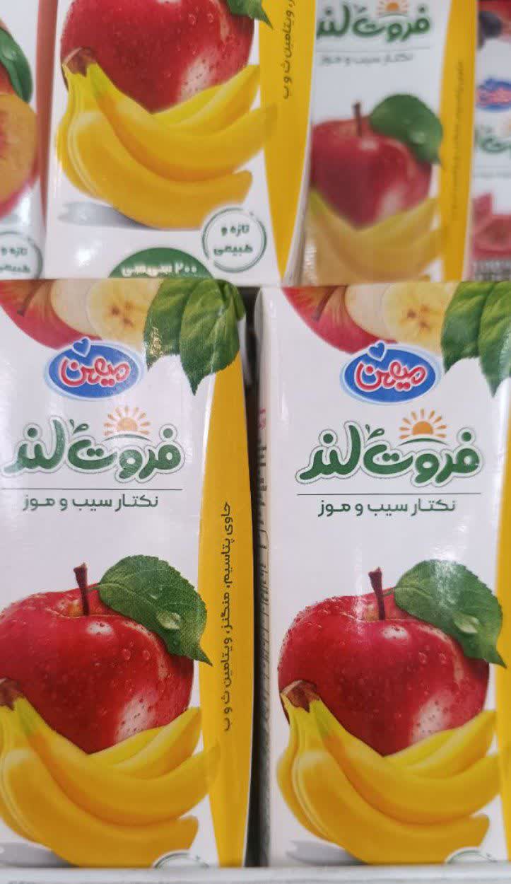 نکتار سیب و موز فروت لند میهن کوچک