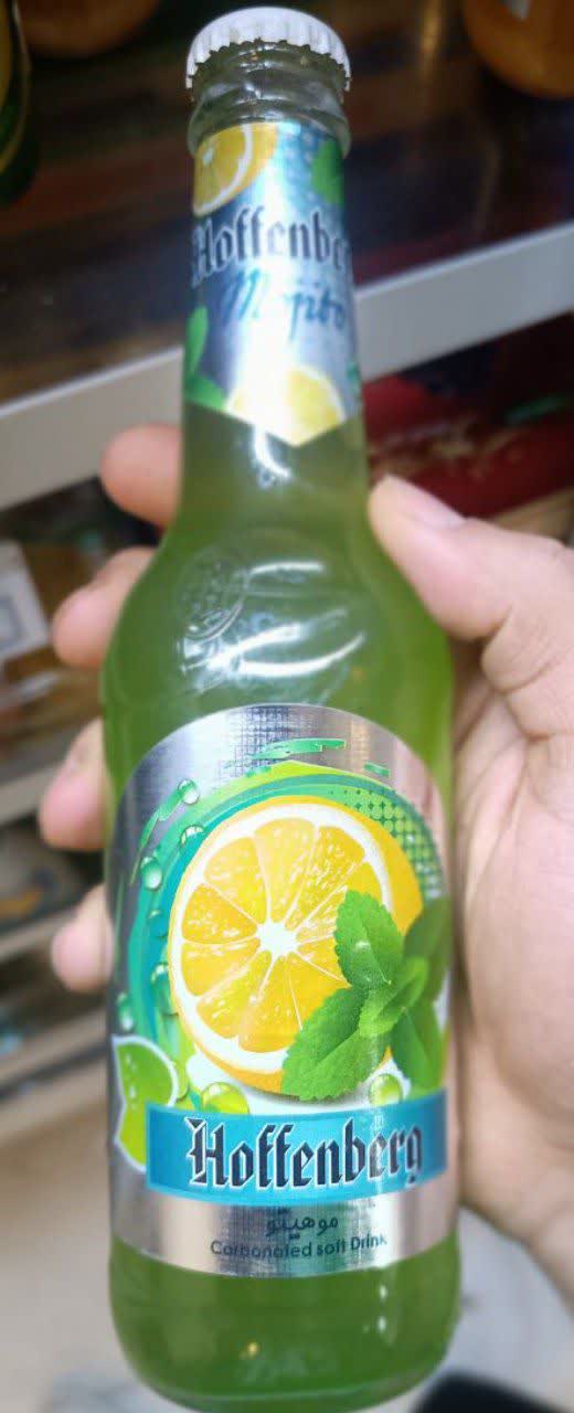 نوشیدنی گازدار موهیتو هوفنبرگ شیشه ای