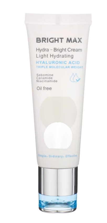 کرم آبرسان برایت مکس مدل هیالورونیک اسید حجم 50 میلی لیتر