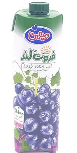 آب انگور قرمز فروت لند میهن 1 لیتر