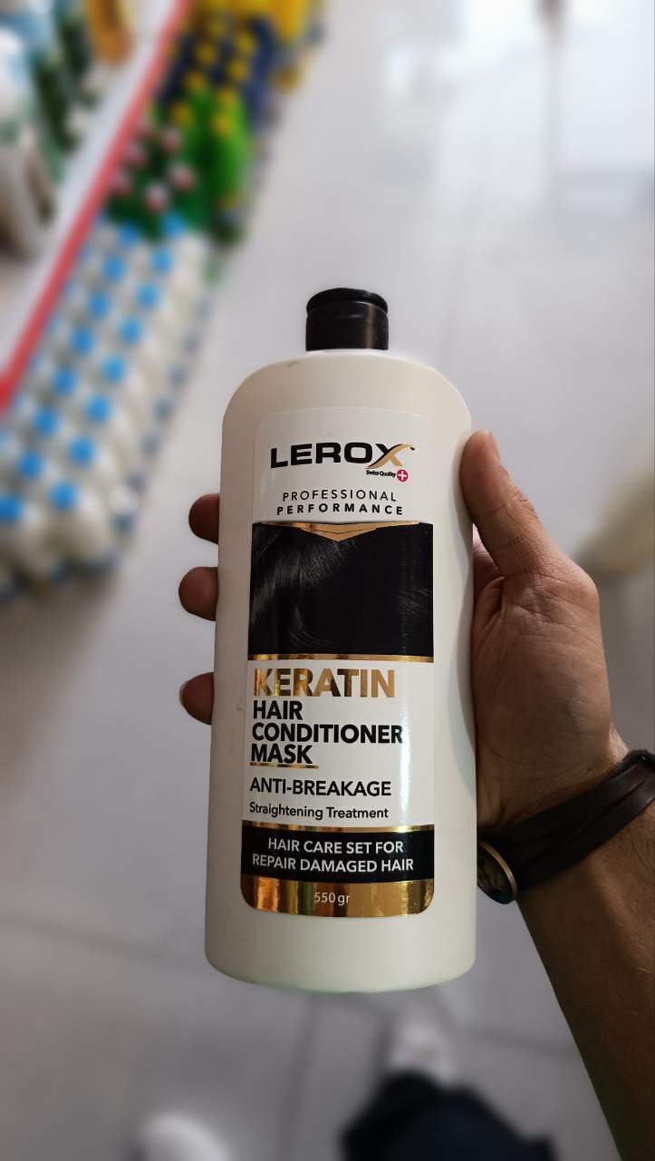 ماسک نرم کننده مو لروکس مدل کراتین حجم ۵۵۰ میلی لیتر